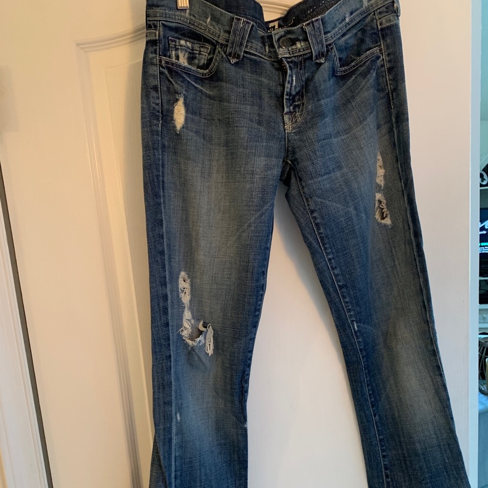 7 For All Man Kind Distressed/Worn Jeans